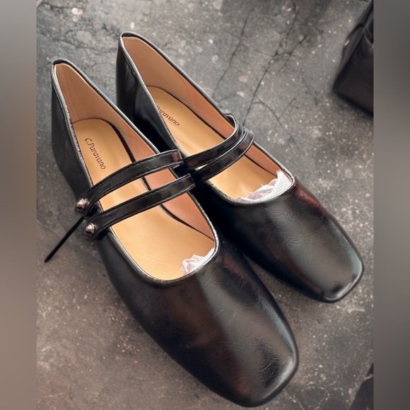 NEW Paravano Mary Jane Shoes for Women | Square Toe Women's Flats - Picture 3 of 9